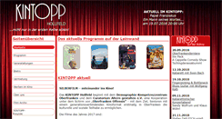 Desktop Screenshot of kintopp-online.de